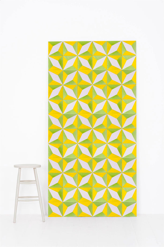 #0316 | Tile | Yellow + Green