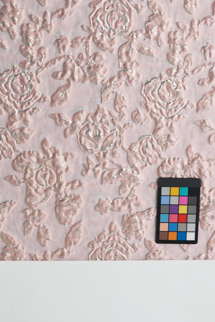 #0154 | Metallic Floral | Pink