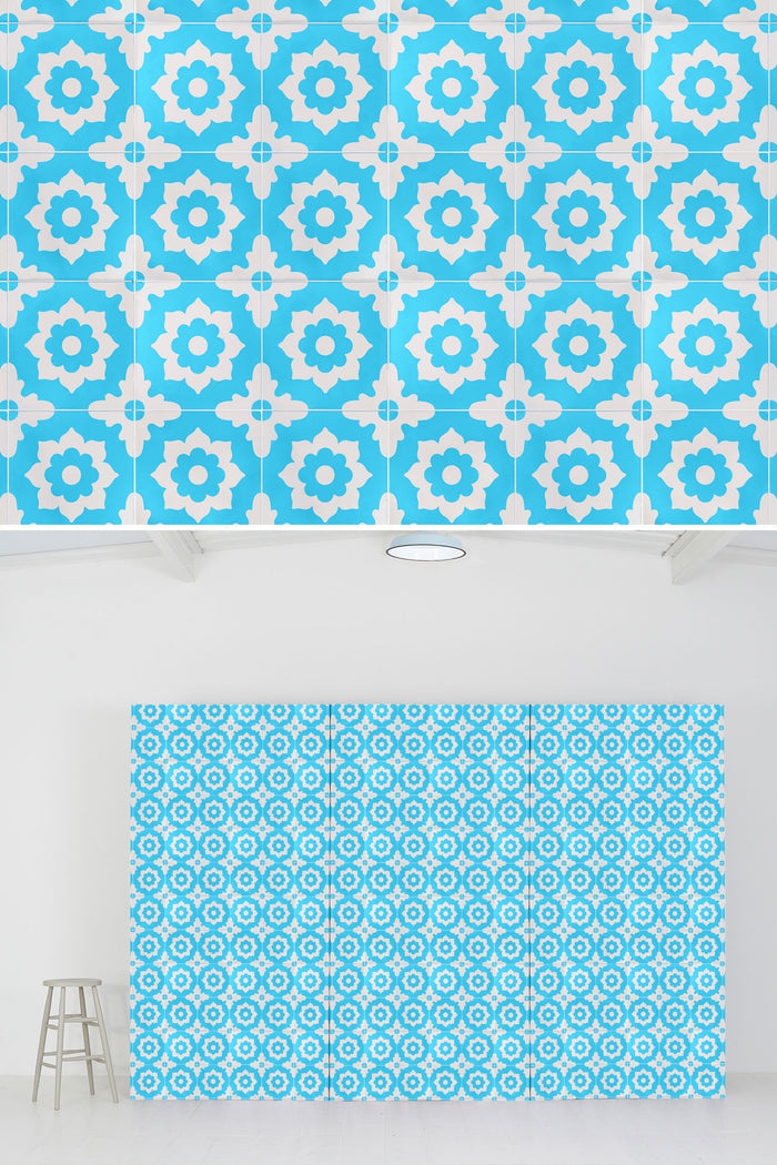 #0320 | Tile | Vivid Sky Blue