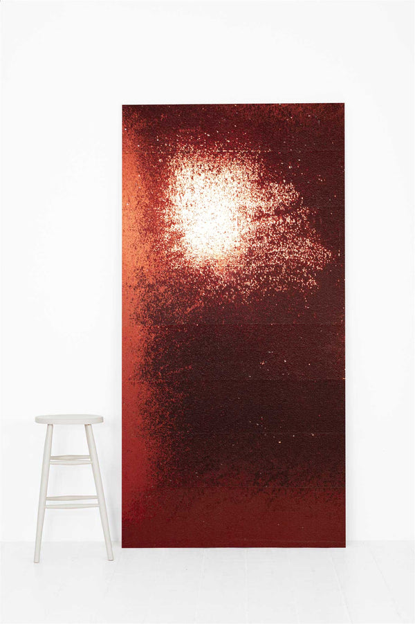 Red sequin