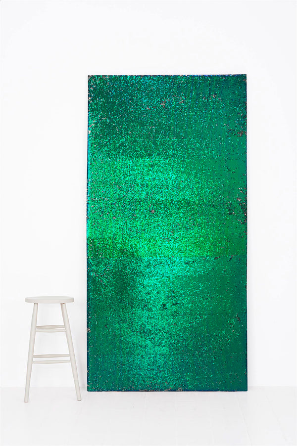 Green sequin