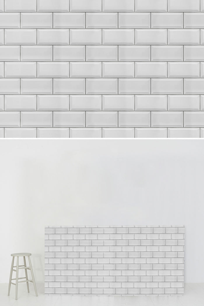 #0328 | Tile | White - Metro | Horizontal
